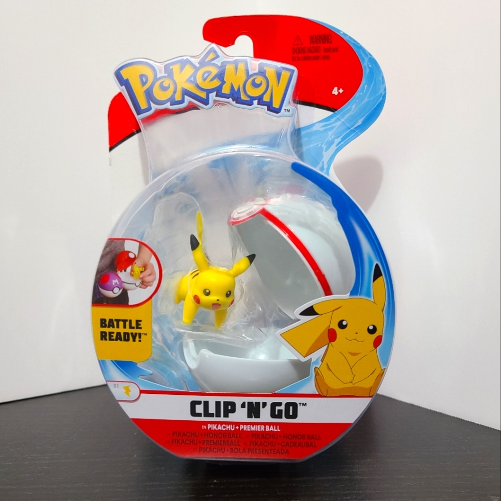 Pokemon Clip N Go Pikachu Premier Ball